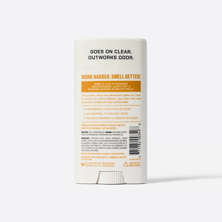Duke Cannon Sawtooth Aluminum Free Air Defense Active Deodorant Alpine Air + Cedarwood