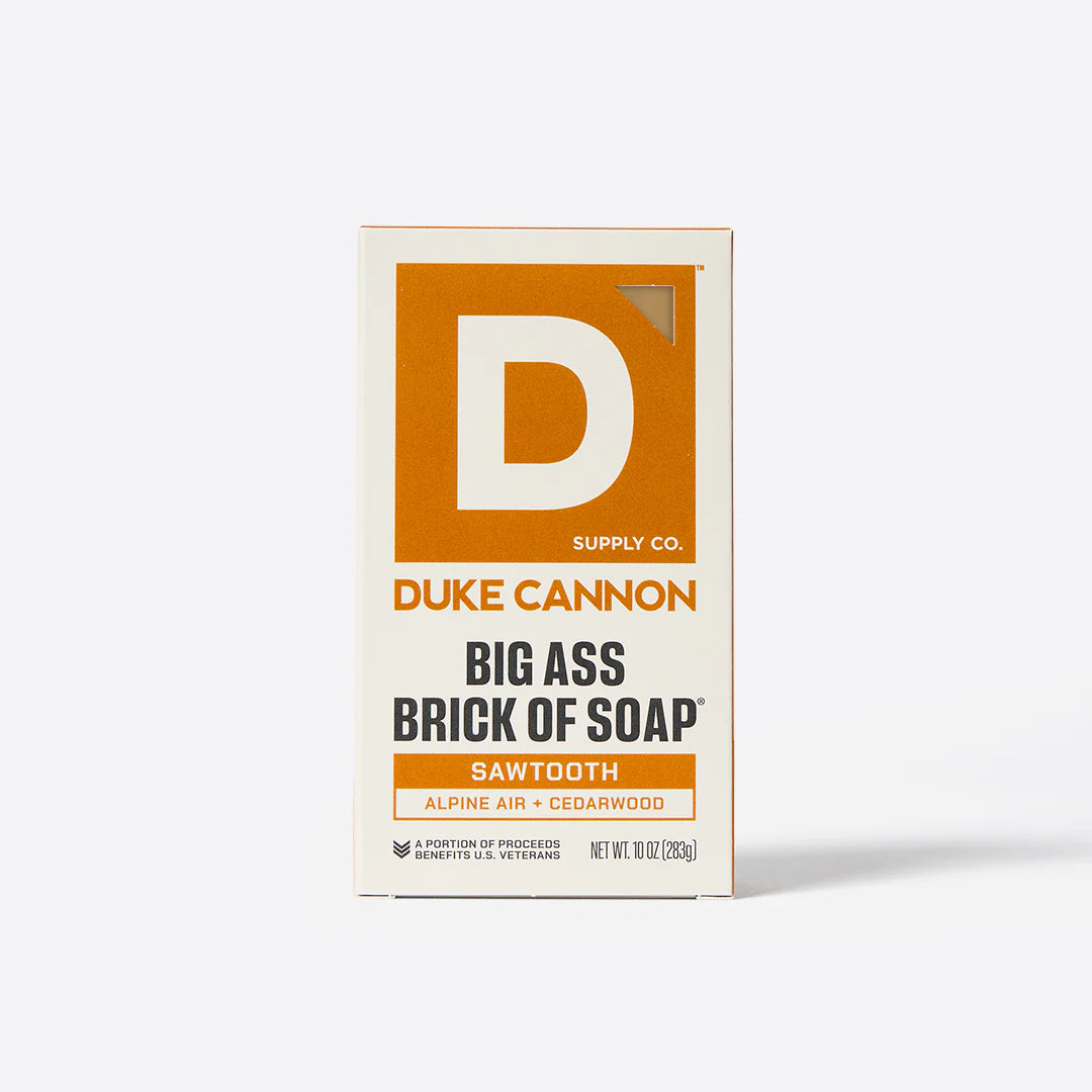 Duke Cannon Big Ass Brick of Soap Sawtooth Alpine Air + Cedarwood 10 Oz