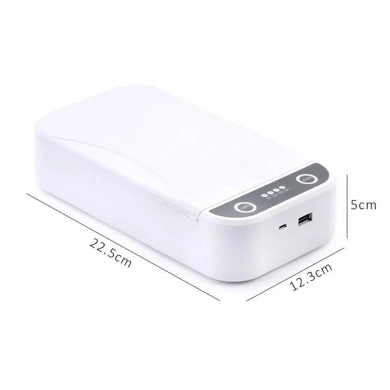 UV Light Sanitizer Box Tweerzers sterilizer Portable UVC Disinfectant  Aroma Function Phone Cleaner for Eyelash Extension Tool