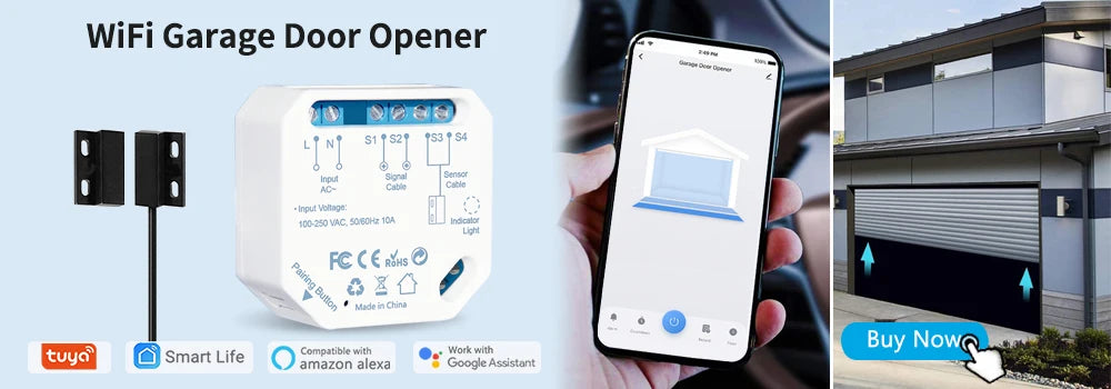 Tuya Smart Life EU WiFi Double Curtain Blind Switch for Roller Shutter Electric motor Google Home Alexa Echo Voice Control DIY