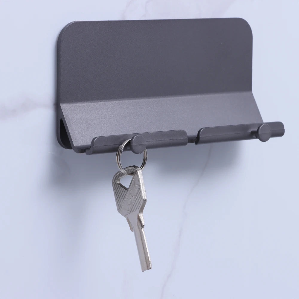 Wall Mount Charger Hook Phone Holder Wall Hanging Cable Organizer Stand Bracket Dock Pasted Wall Phone Tablet Holder Supplies