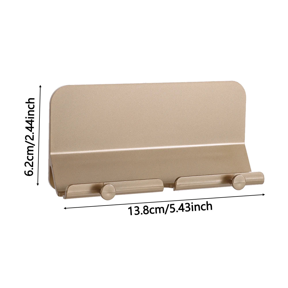 Wall Mount Charger Hook Phone Holder Wall Hanging Cable Organizer Stand Bracket Dock Pasted Wall Phone Tablet Holder Supplies