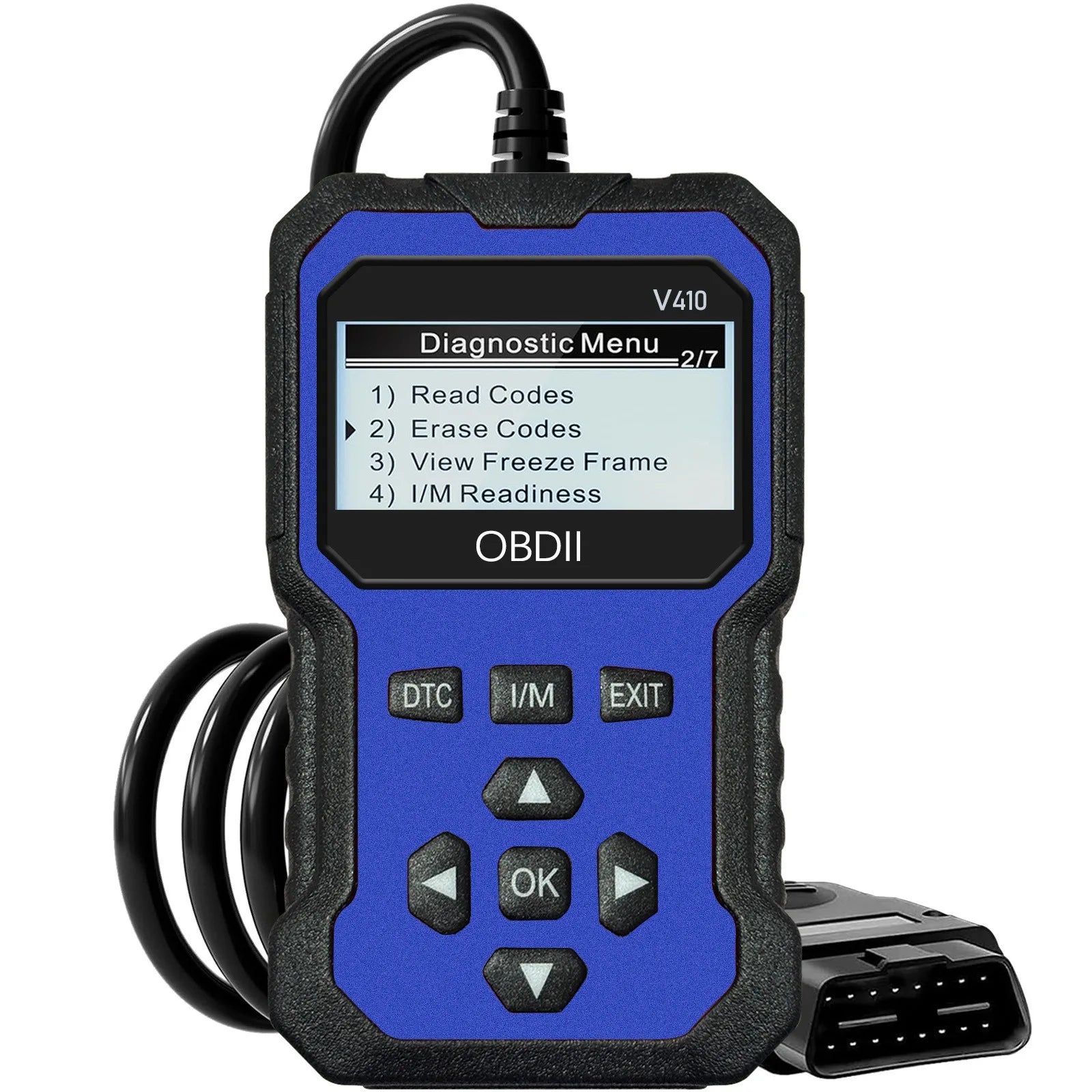 Enhanced Universal Obd Ii Scanner Car Engine Fault Code Reader Can Diagnostic Scan Tool, Reads and Clears Error Codes for 1996 or Later Vehicles.