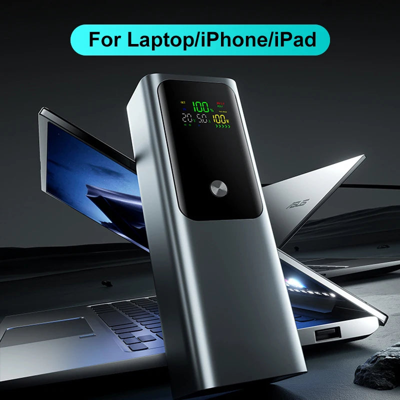 PD100W DIY Battery Charger Case Fast Charging for 4PCS 21700 Polymer 20000mA Battery Power Bank Box for Macbook Need Welding