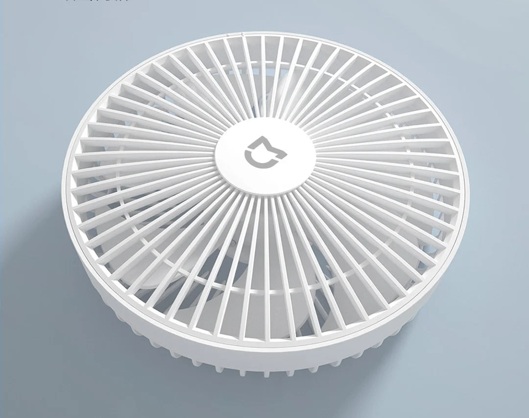 MIJIA Desktop Mobile Fan，Desktop Handheld Two In One，Universal Type-C Charging Port，18.5 - Hour Ultra - Long Battery Life