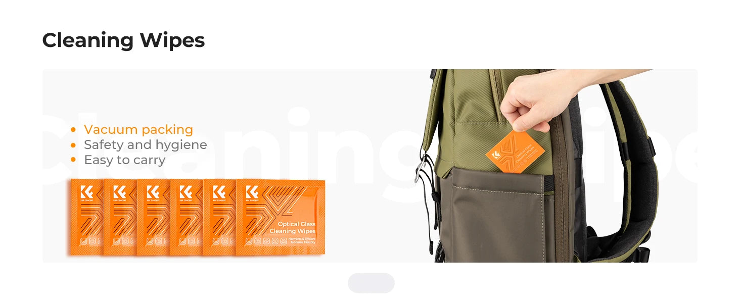 K&F CONCEPT 25 in 1 Camera Cleaning Kit with Camera Blower Wipes Cloth Swabs Cleaner Liquid Cleaning Pen for Camera Lens Phone