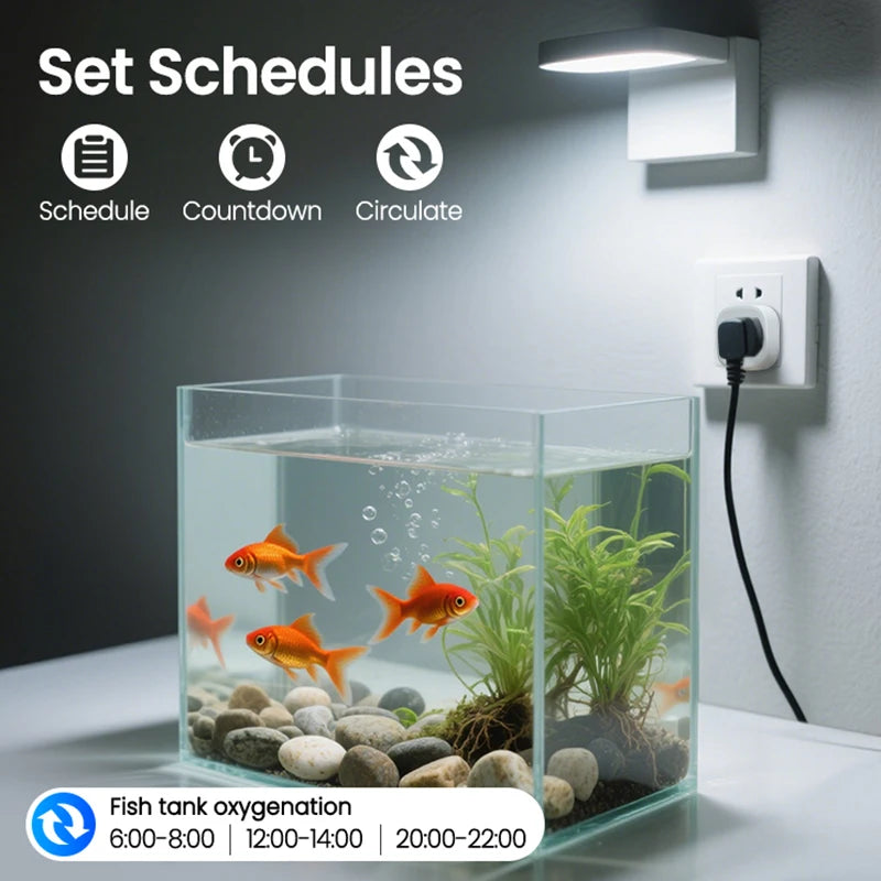 Zigbee Smart Plug 16A EU US UK Plug Energy Monitor Remote Control Timer Alexa Google Home for Electrical Sockets with Control