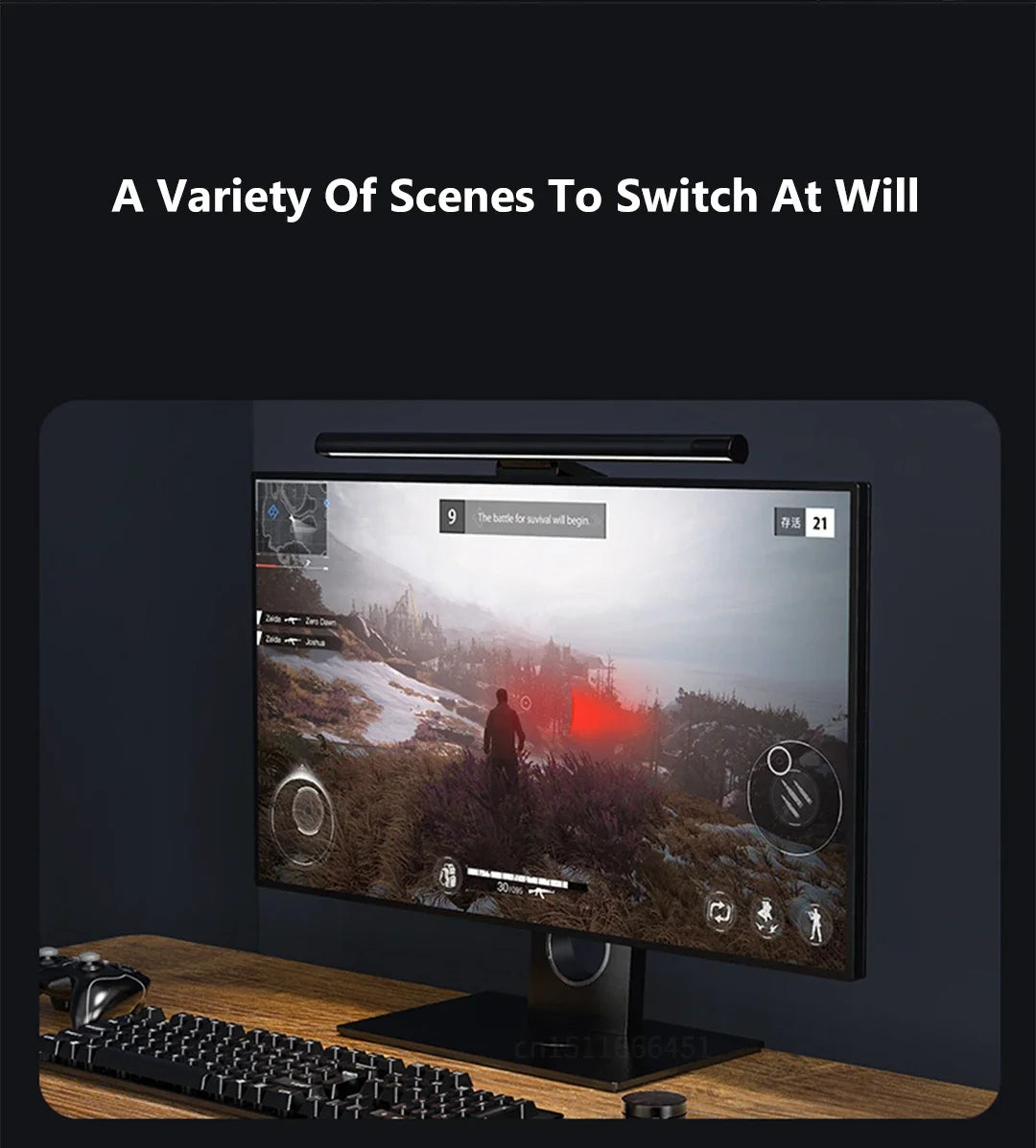 Youpin LYMAX Desk Lamp Screen bar Display Hanging Light Eyes Protection PC Computer Monitor Light Bar Wireless Remote Control