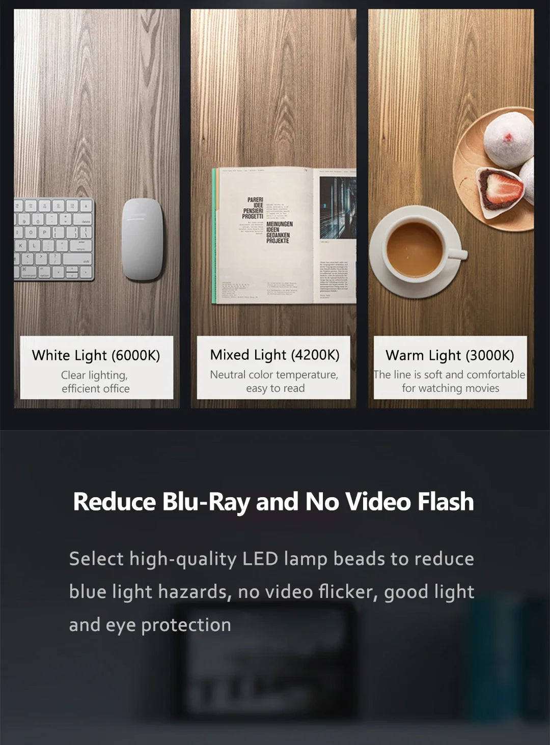 Youpin LYMAX Desk Lamp Screen bar Display Hanging Light Eyes Protection PC Computer Monitor Light Bar Wireless Remote Control