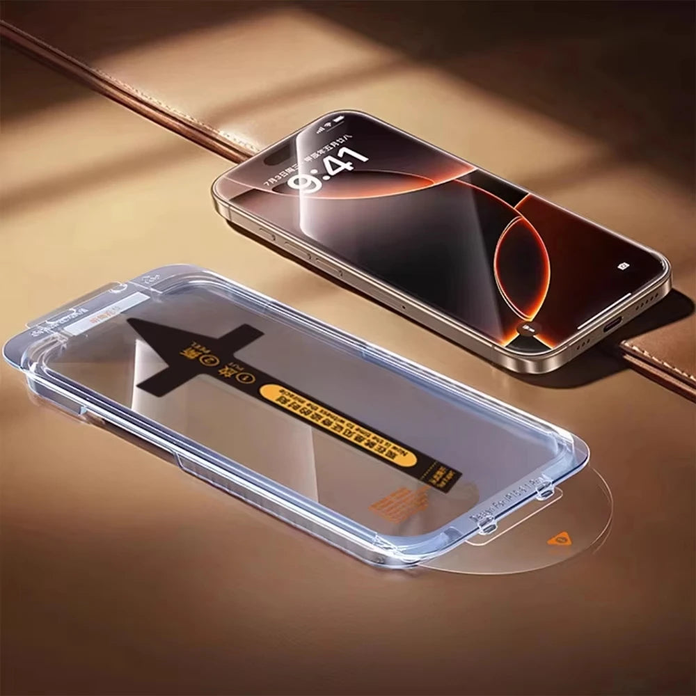 5PCS Dust Free Privacy Screen Protector For iPhone 17 17 Air 15 16 14 11 12 13 Pro Max X XR 16e Anti-spy Glass Easy Install Box