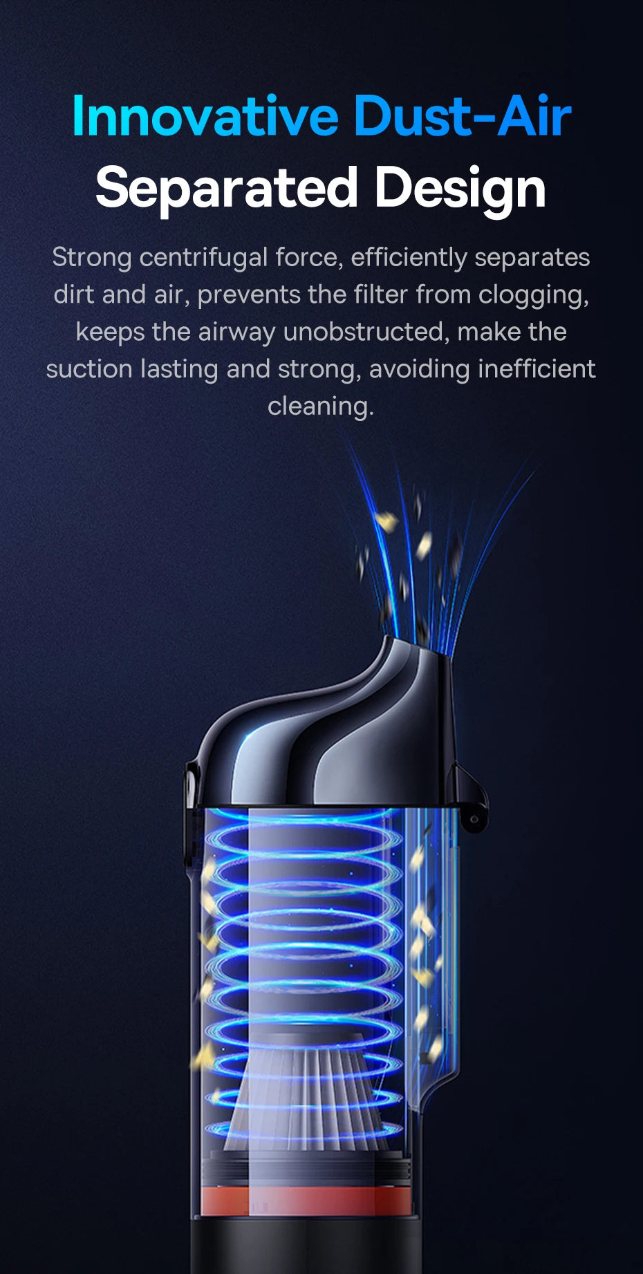 Baseus A5 16000Pa Wireless Car Vacuum Cleaner Powerful Portable Handheld Automotive Mini Vacuum Cleaner For Car Home PC Machine