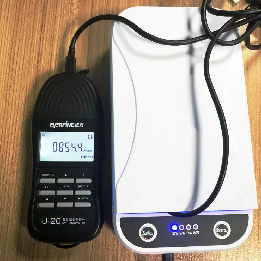 UV Light Sanitizer Box Tweerzers sterilizer Portable UVC Disinfectant  Aroma Function Phone Cleaner for Eyelash Extension Tool