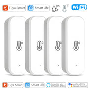 Tuya Smart WIFI Temperature Humidity Sensor  APP Remote Monitor For Smart Home Smart Life Works With Alexa Google Assistant