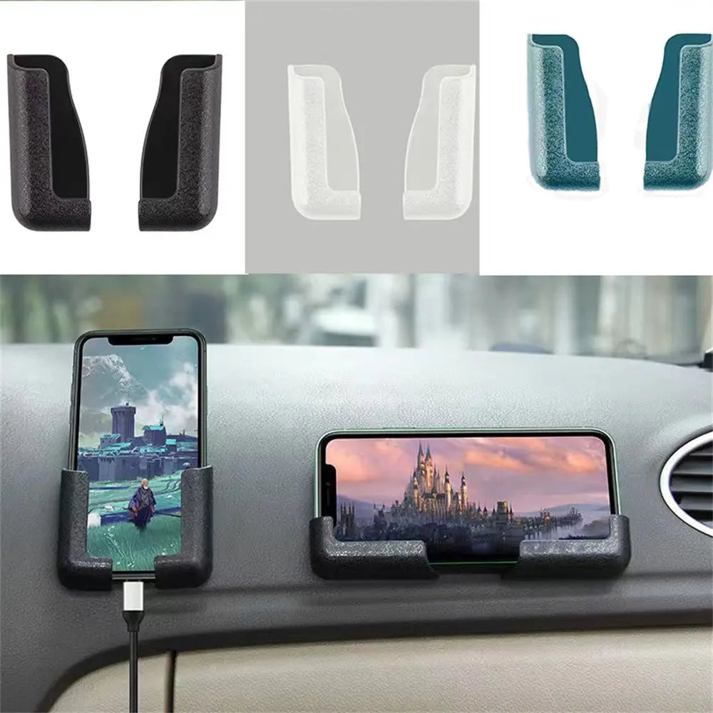 Wall Mount Charger Hook Phone Holder Wall Hanging Cable Organizer Stand Bracket Dock Pasted Wall Phone Tablet Holder Supplies