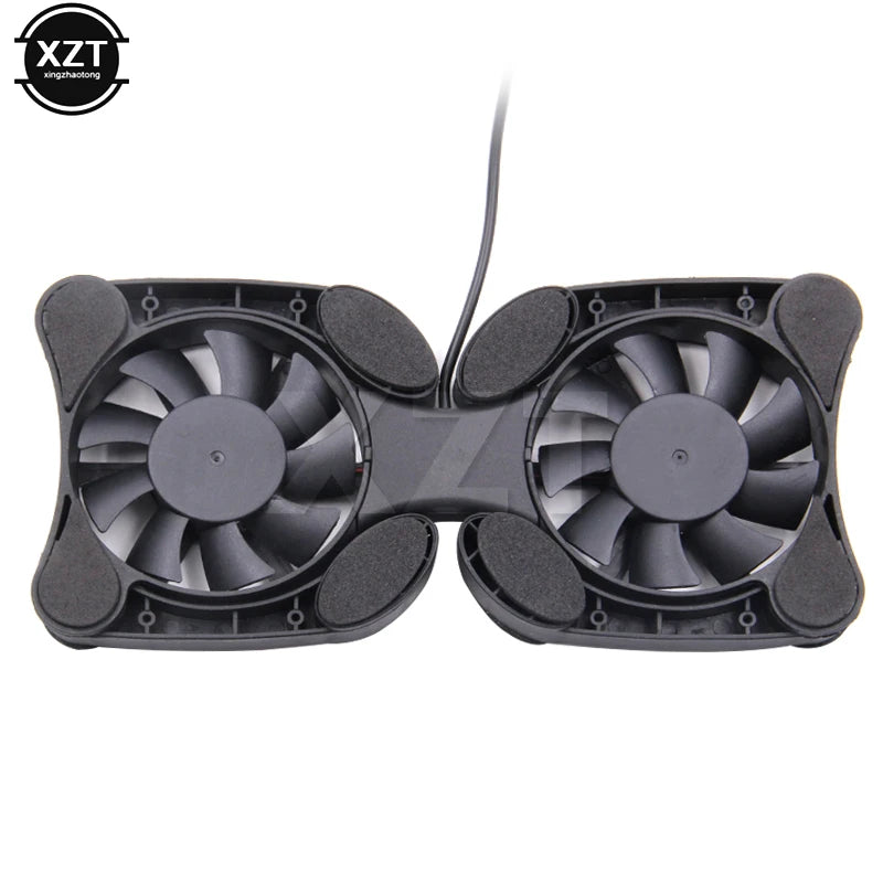 Portable Laptop Cooling Stand Foldable Fan Cooler Cooling Pad Laptop CPU Cooler USB Cooler