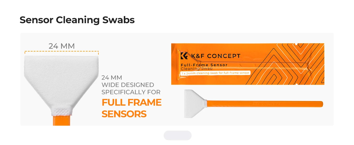 K&F CONCEPT 25 in 1 Camera Cleaning Kit with Camera Blower Wipes Cloth Swabs Cleaner Liquid Cleaning Pen for Camera Lens Phone
