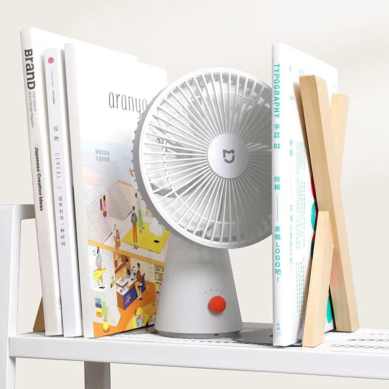MIJIA Desktop Mobile Fan，Desktop Handheld Two In One，Universal Type-C Charging Port，18.5 - Hour Ultra - Long Battery Life