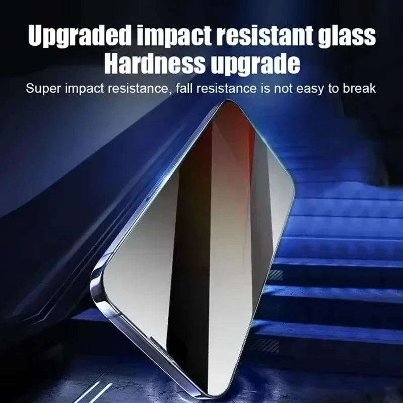 5PCS Dust Free Privacy Screen Protector For iPhone 17 17 Air 15 16 14 11 12 13 Pro Max X XR 16e Anti-spy Glass Easy Install Box