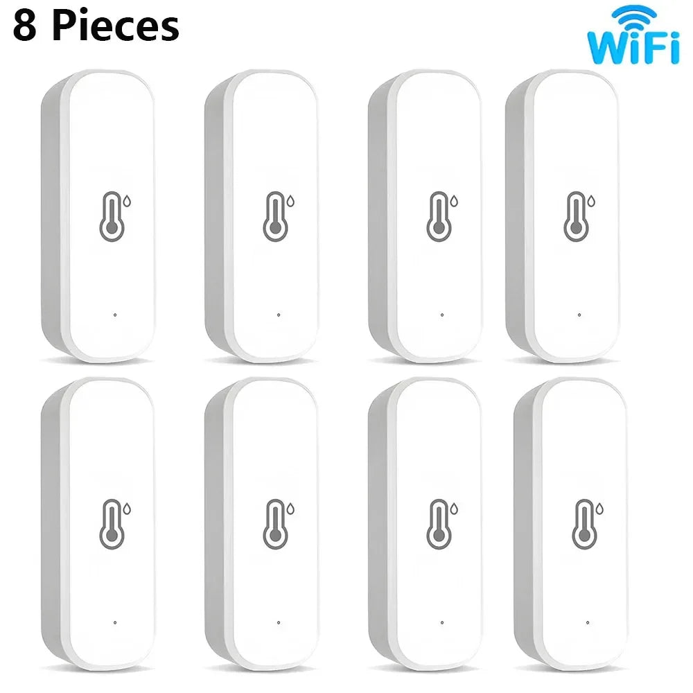 Tuya Smart WIFI Temperature Humidity Sensor  APP Remote Monitor For Smart Home Smart Life Works With Alexa Google Assistant