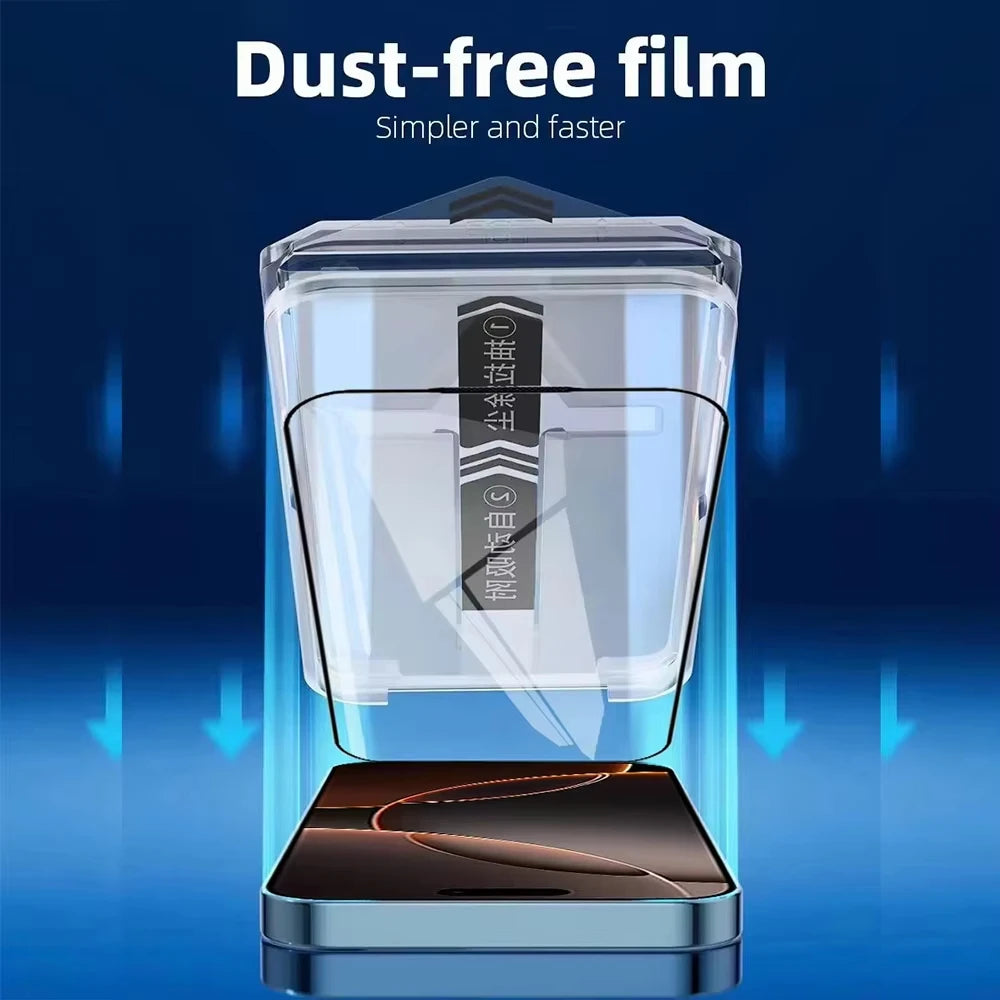 5PCS Dust Free Privacy Screen Protector For iPhone 17 17 Air 15 16 14 11 12 13 Pro Max X XR 16e Anti-spy Glass Easy Install Box