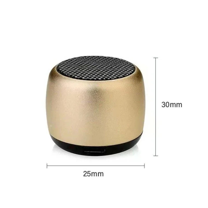 1PC Mini Wireless Bluetooth Speaker Portable Metal Wireless Loudspeaker Mobile Phone Computer Music Player