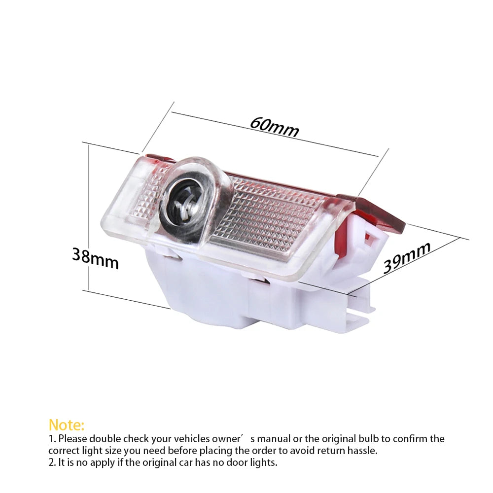 2X For Mercedes Benz W205 W176 W177 W246 W212 W213 W166 X253 LED Car Door Welcome Projector Ghost Shadow Light Auto Accessories