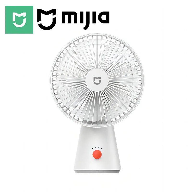 MIJIA Desktop Mobile Fan，Desktop Handheld Two In One，Universal Type-C Charging Port，18.5 - Hour Ultra - Long Battery Life