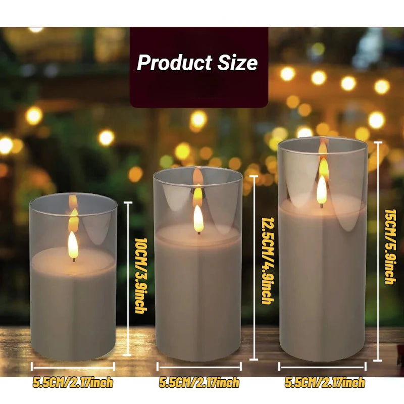 6-60PCS Artificial Candles Led Candles for Wedding Led Candle Flameless Candles Battery Operated Candle for Decorative Wedding