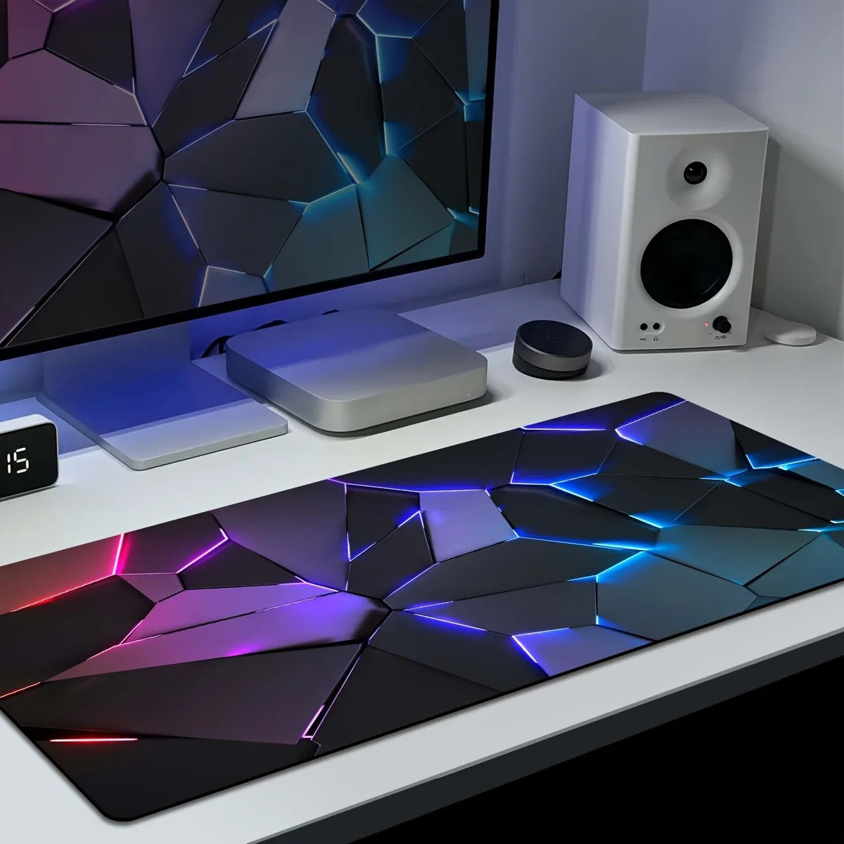 Line Geometry RGB Mouse pad large Mousepad 400X900 Gaming mats PC Computer Keyboard XL Desk mat offices interior accessories rug