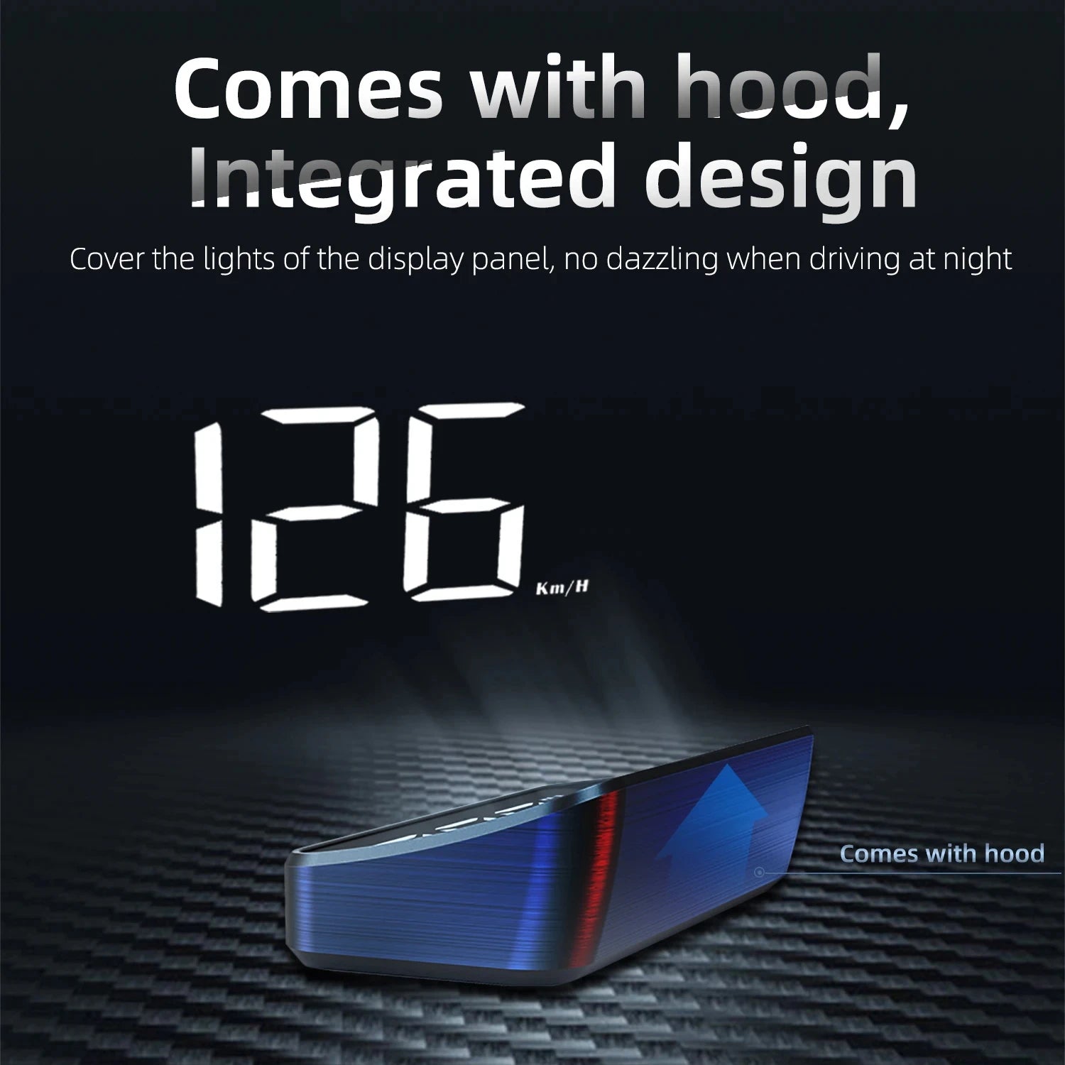 HD Car Head up Display M2 GPS Speedometer KM/H Digital HUD Windshield Projector Universal Auto Electronics Accessory