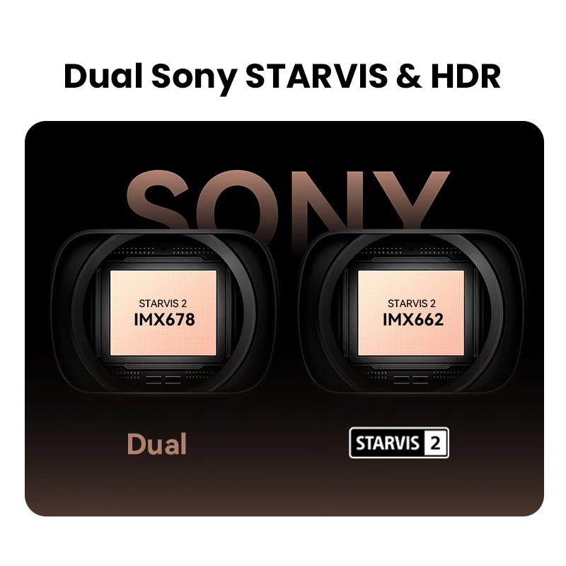 DDPAI 4K Dash Cam Z60 Pro Support Rear and Interior Car Camera SONY STARVIS2 Sensor 24h Parking 5GHz Wi-Fi ADAS GPS 4G Car DVR