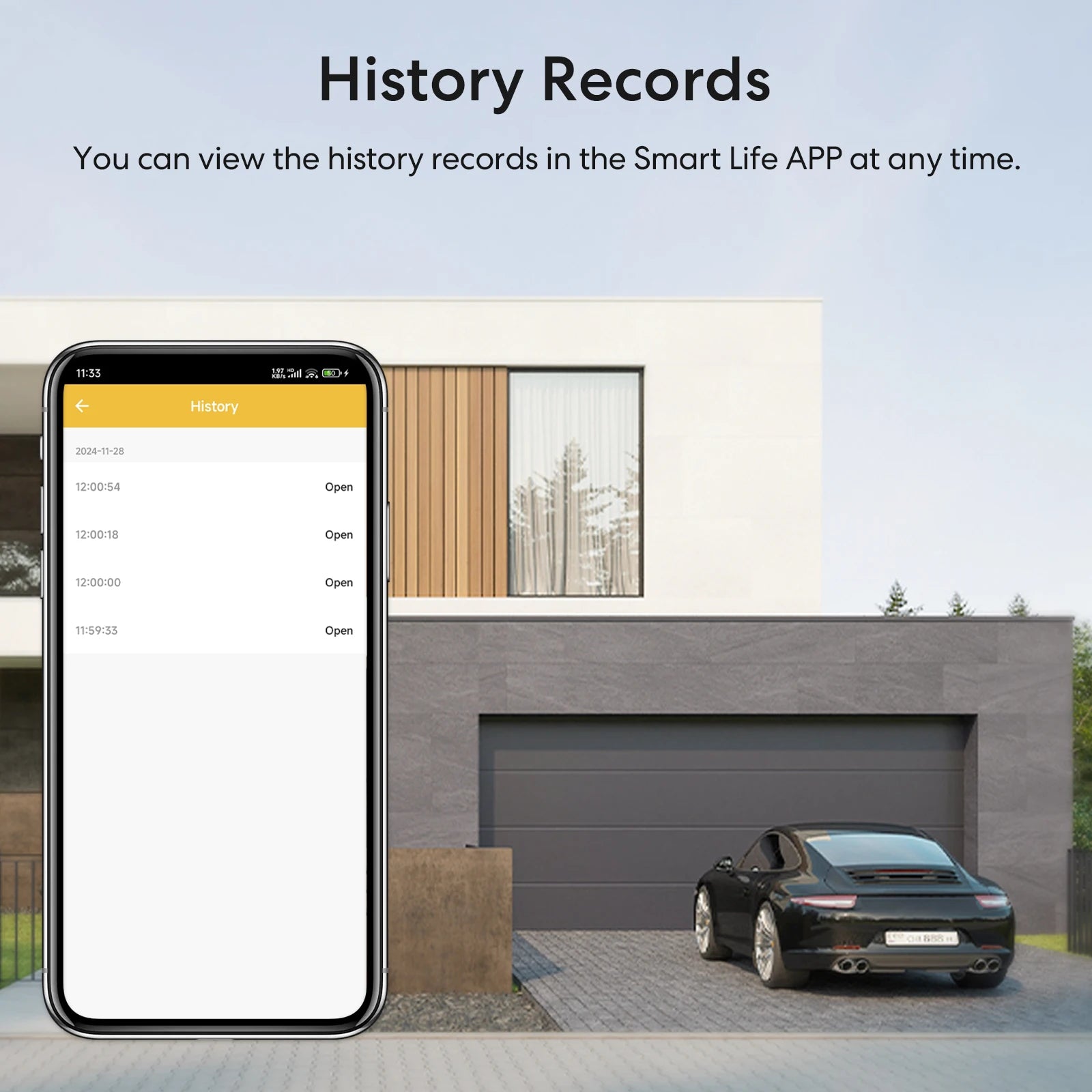 LoraTap Tuya Wireless Garage Door Opener Controller Switch Security Protection Early Warning Work with Google Alexa