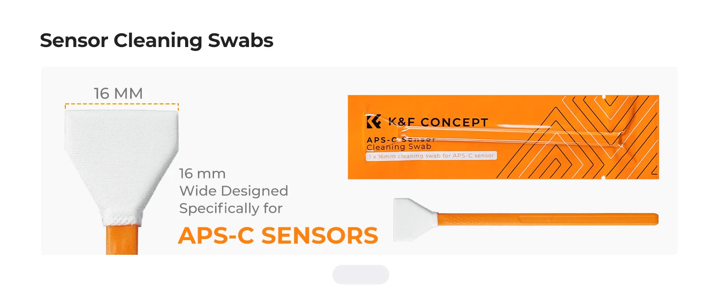 K&F CONCEPT 25 in 1 Camera Cleaning Kit with Camera Blower Wipes Cloth Swabs Cleaner Liquid Cleaning Pen for Camera Lens Phone