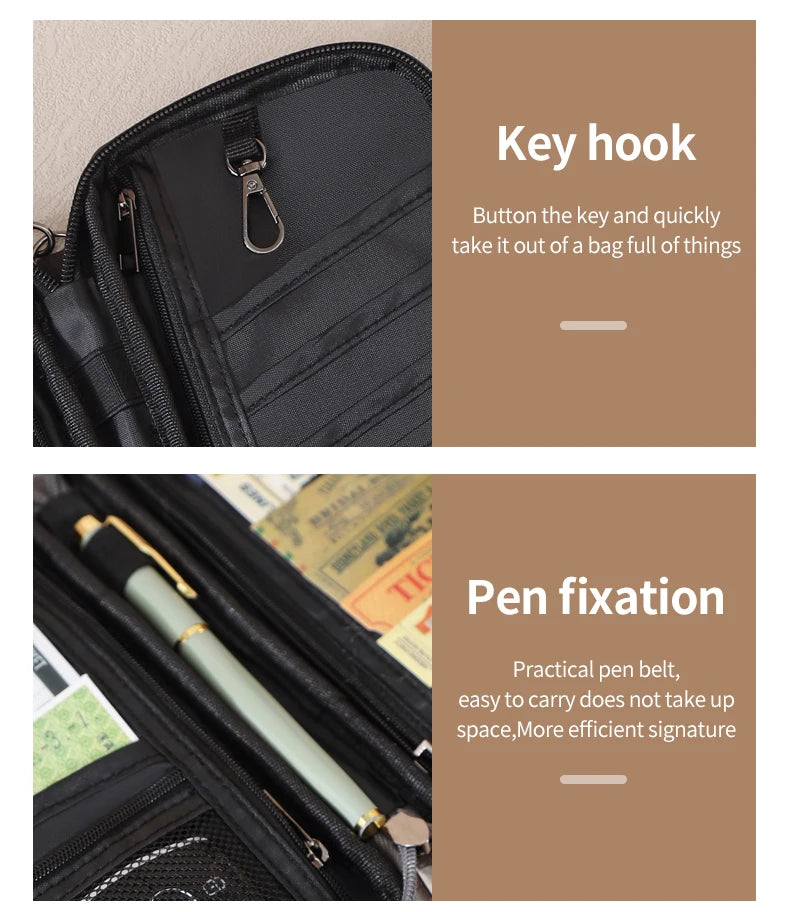 Passport Holder Bag Family Rfid Blocking Passport Wallet Travel Essentials Wallet Travel Document Organizer Credit Cards Case