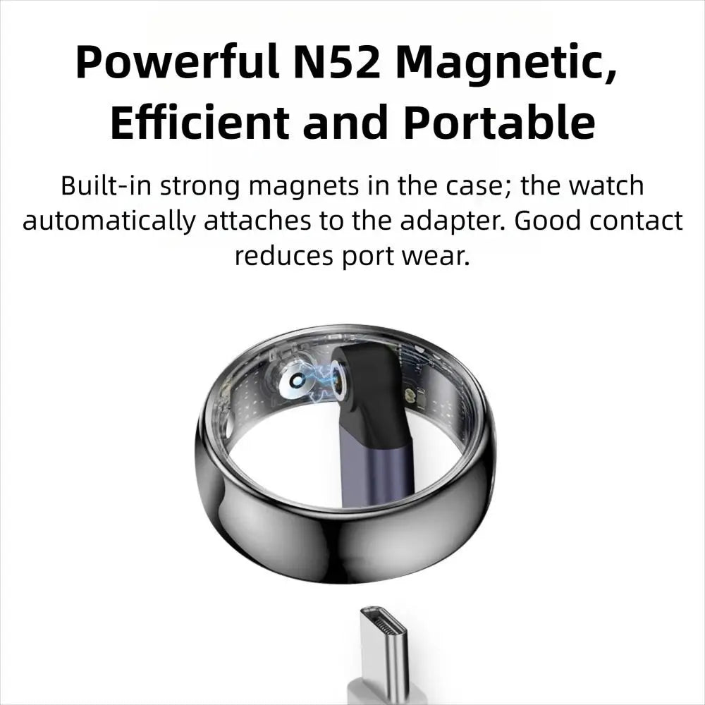 with Indicator Light Smart Ring Charging Converter Universal Short Circuit Protection Fitness Tracker Charger Connector