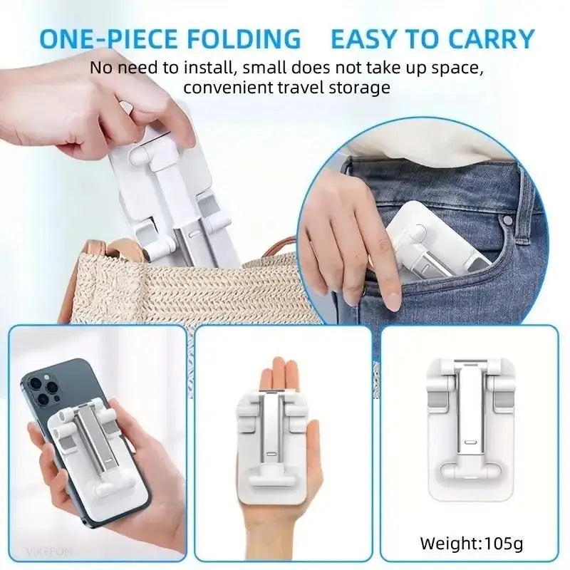 Foldable Desk Mobile Phone Holder Stand For IPhone IPad Xiaomi Adjustable Desktop Tablet Holder Universal Table Cell Phone Stand