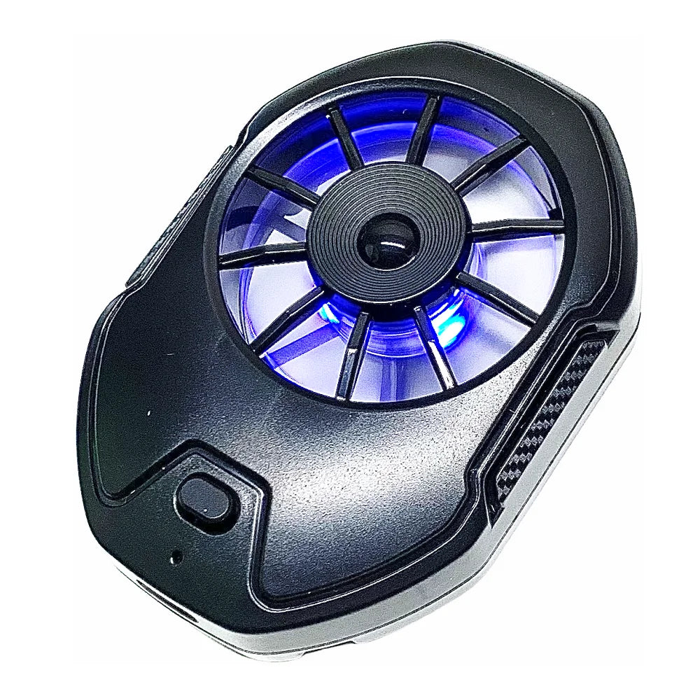 FS21 Phone Cooler Bracket 650mAh Rechargeable 8H Long-Lasting High-Speed Cooling Fan Quiet Operation with RGB Lights for Gaming