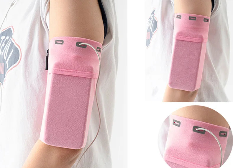 Running Mobile Phone Arm Bag Sport Phone Armband Bag Waterproof Running Jogging Case Cover Holder for IPhone Samsung