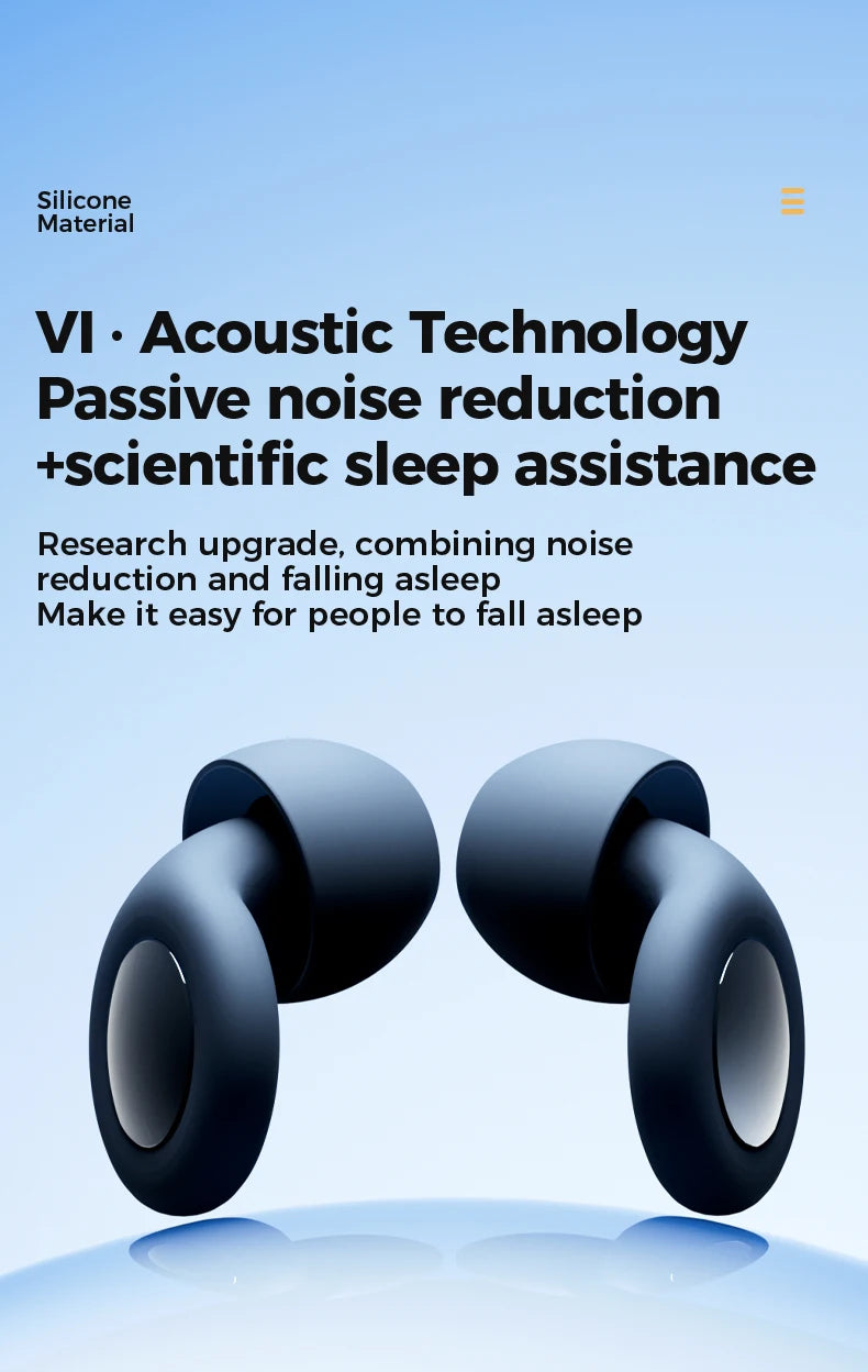 Silicone Ear Plugs for Sleeping 25dB Noise Cancelling Hearing Protection Reusable Earplugs for Sleep Focus Concerts Work Study