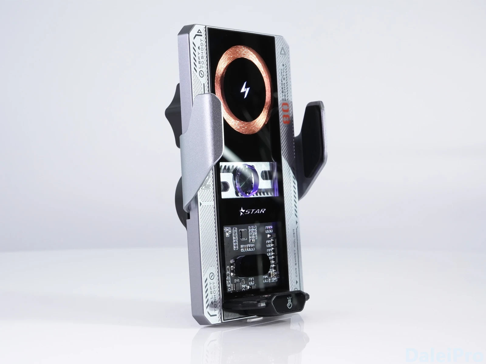 Car Smart Sensing Automatic Clamping Mounts For Samsung iPhone Xiaomi Phone Holder Wireless Charger Mounts 15W/66W Fast Charging