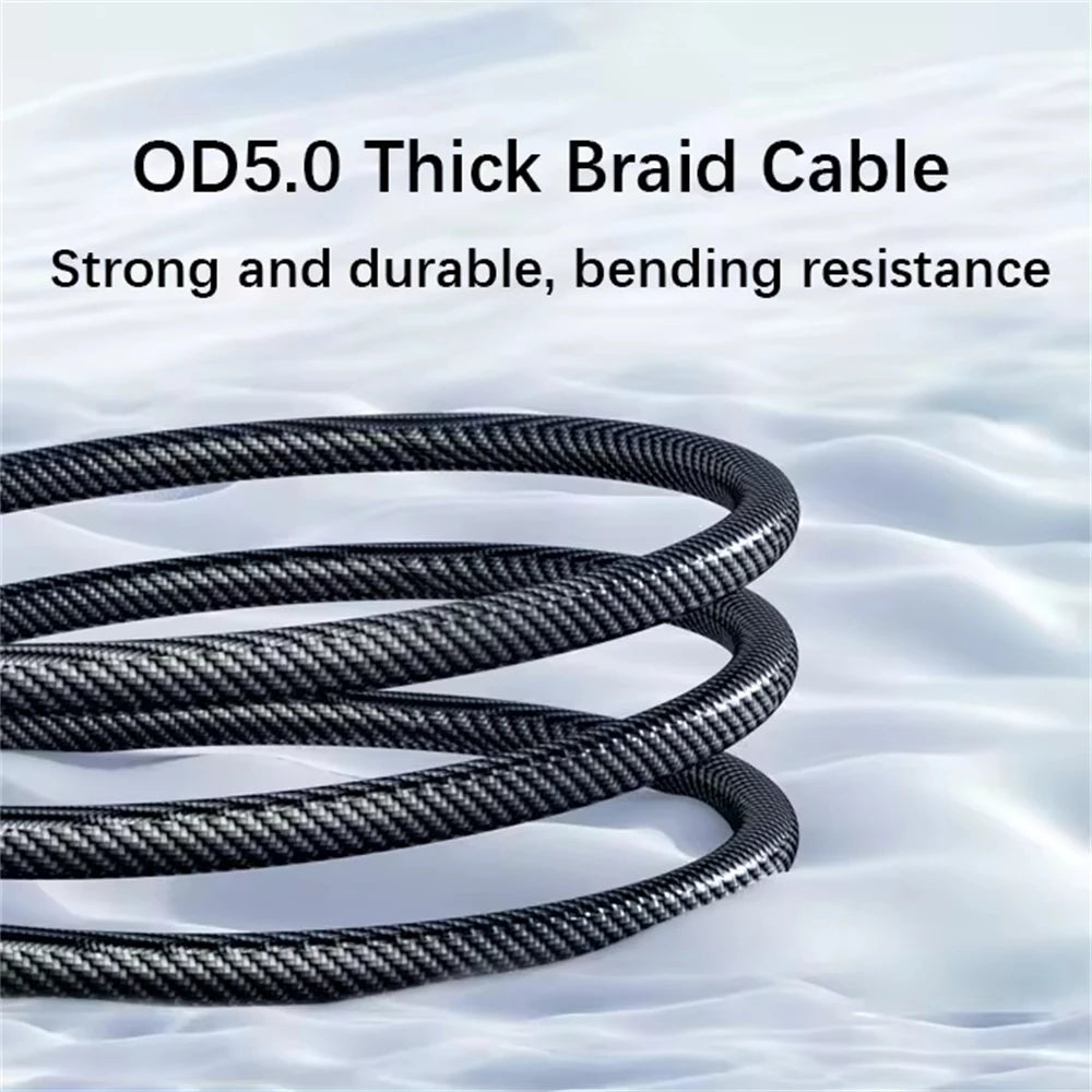NNBILI 100W USB C 120W USB A charging cables with LED display screen, USB C=C-C，USB A=A-C,Xiaomi iPhone、 Samsung not compatible