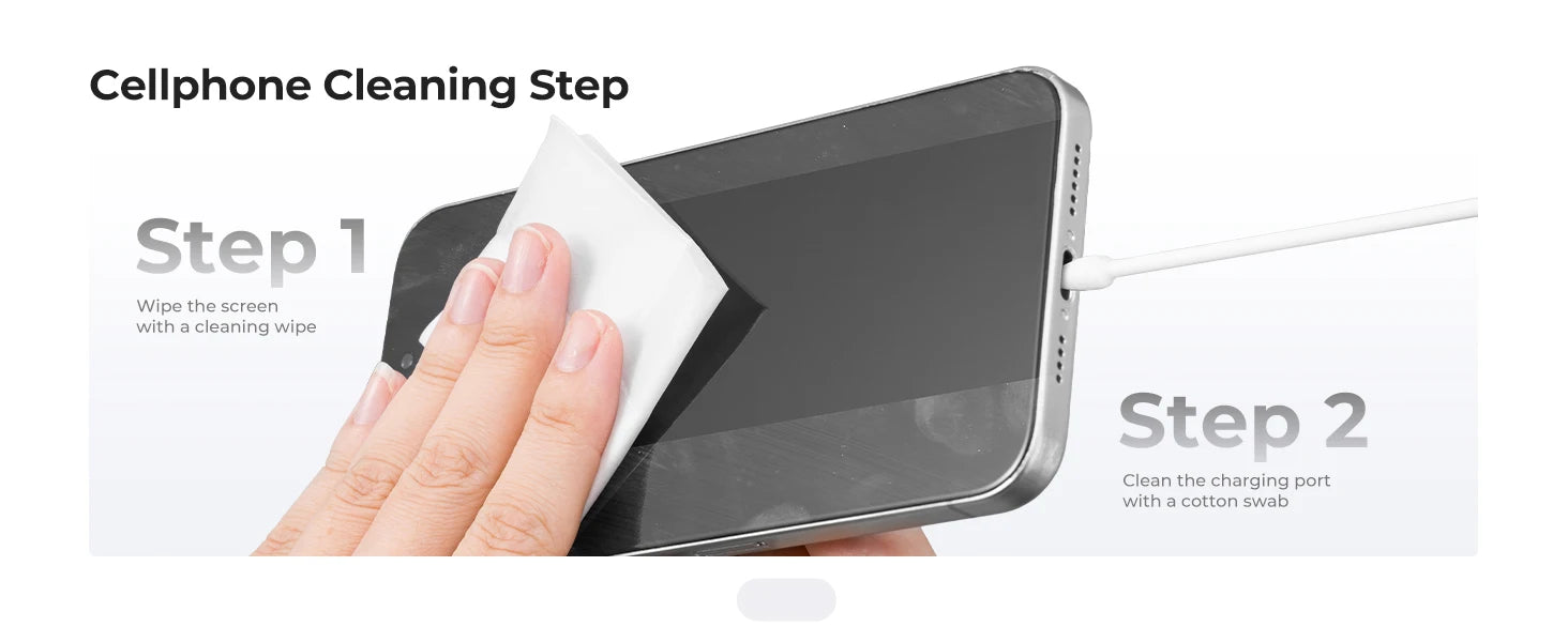 K&F CONCEPT 25 in 1 Camera Cleaning Kit with Camera Blower Wipes Cloth Swabs Cleaner Liquid Cleaning Pen for Camera Lens Phone