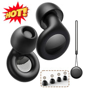 Silicone Ear Plugs for Sleeping 25dB Noise Cancelling Hearing Protection Reusable Earplugs for Sleep Focus Concerts Work Study