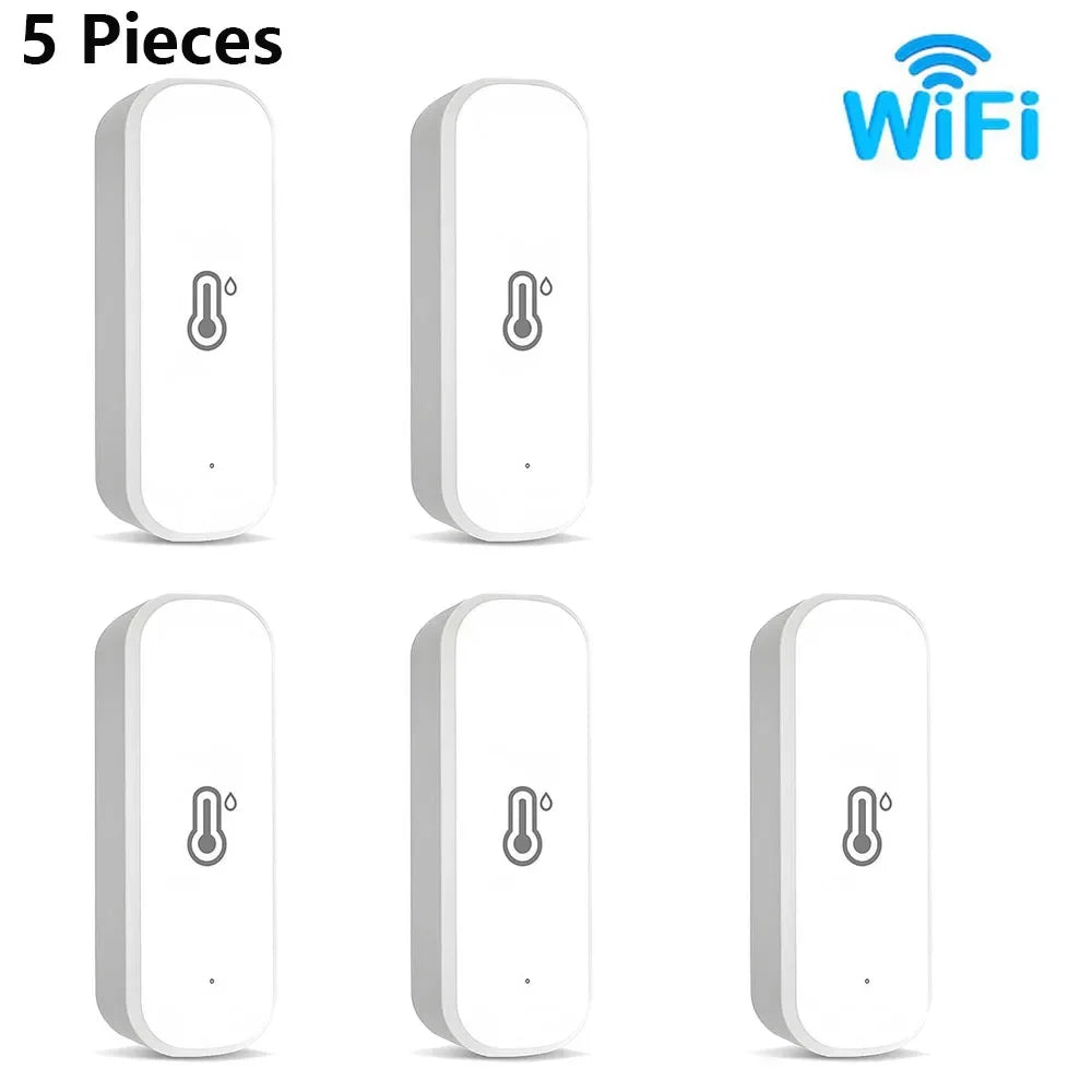 Tuya Smart WIFI Temperature Humidity Sensor  APP Remote Monitor For Smart Home Smart Life Works With Alexa Google Assistant