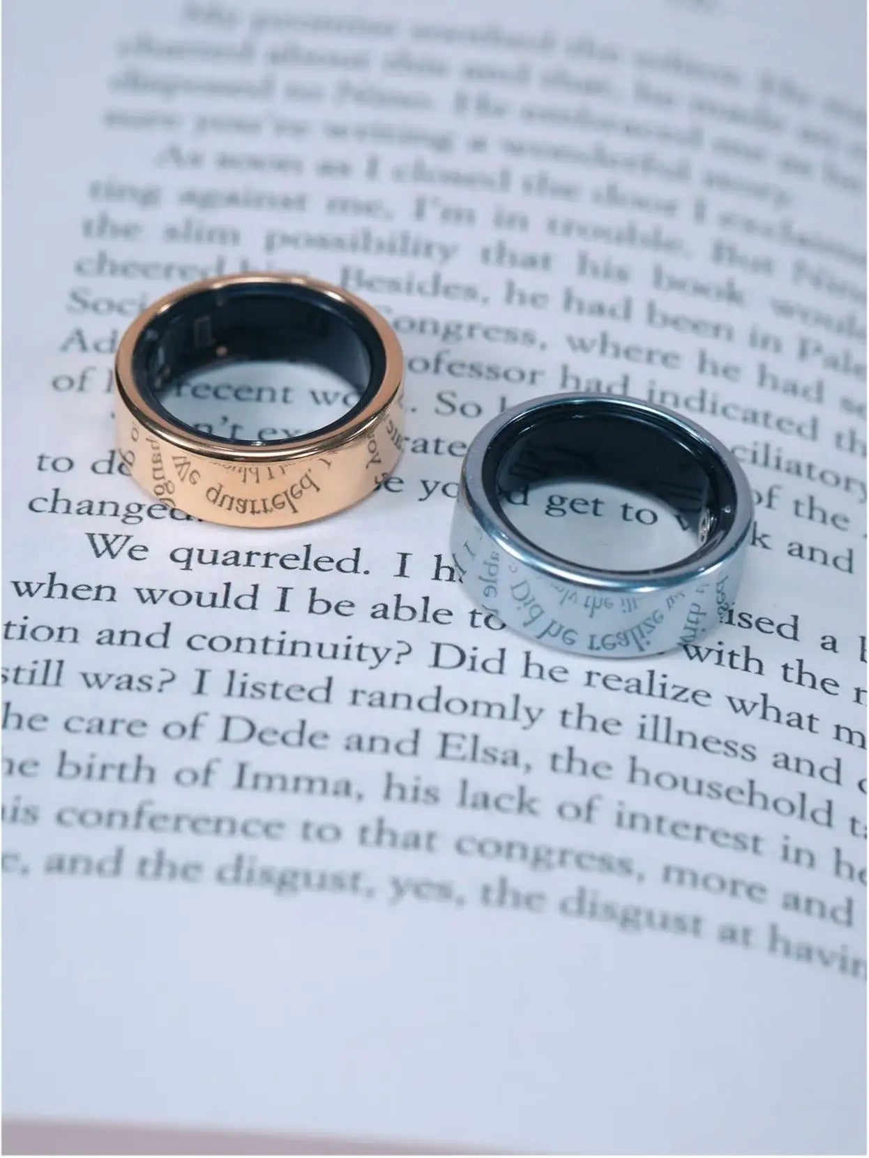 Amovan Nova Smart Ring Premium Quality GPS Sports Heart Rate Blood Oxygen Stress Sleep Temperature Monitor Meditation Ring