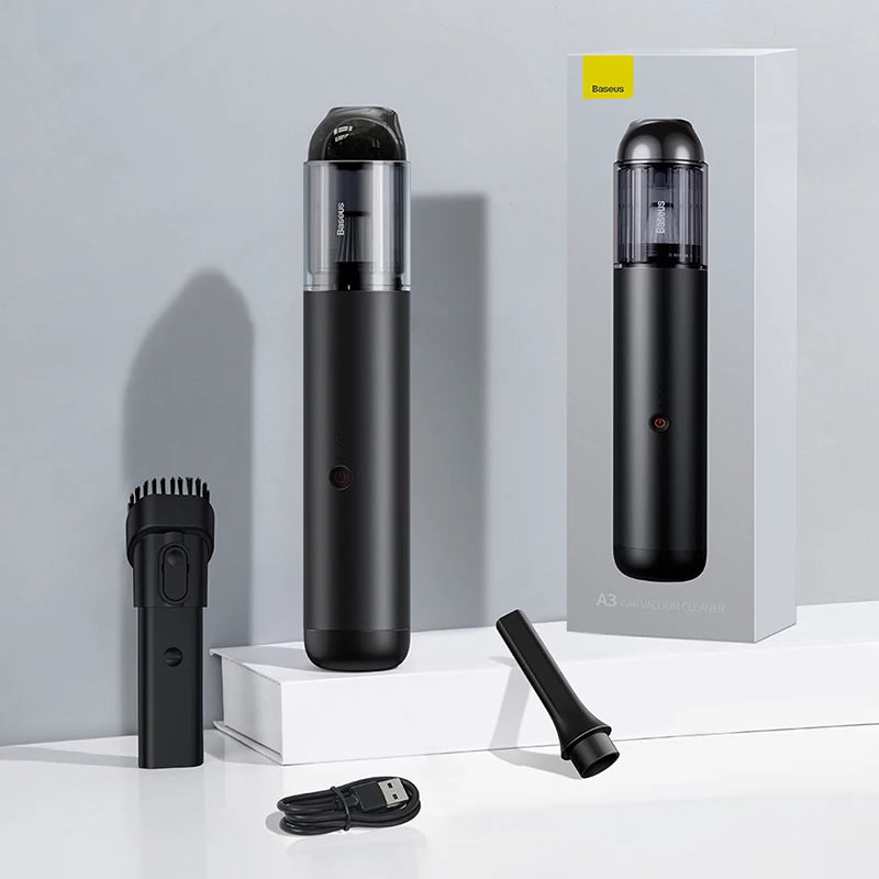 Baseus A5 16000Pa Wireless Car Vacuum Cleaner Powerful Portable Handheld Automotive Mini Vacuum Cleaner For Car Home PC Machine