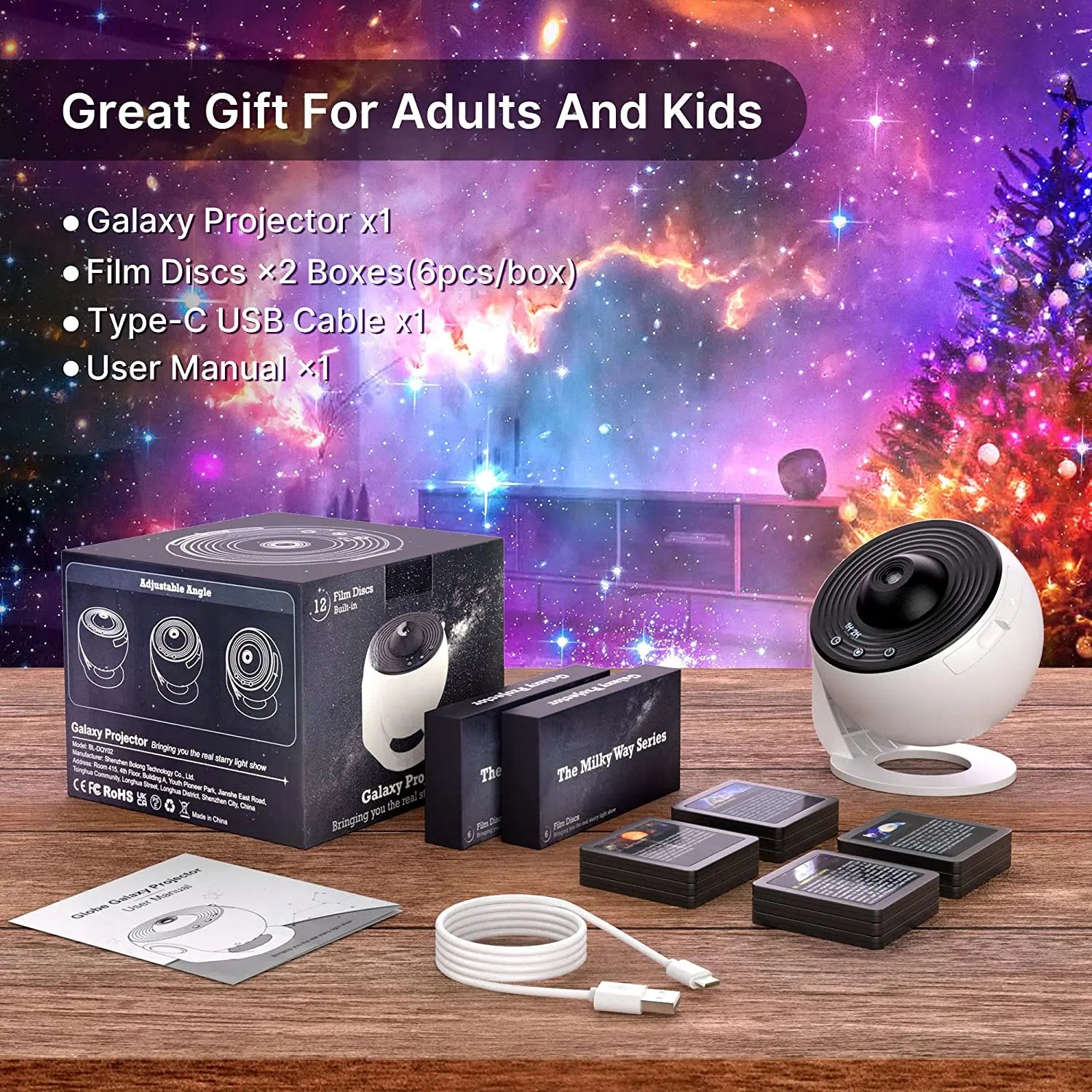 13  in 1 Star Projector, Planetarium Galaxy Projector for Bedroom, Aurora Projector, Night Light Projector for Kids Adults