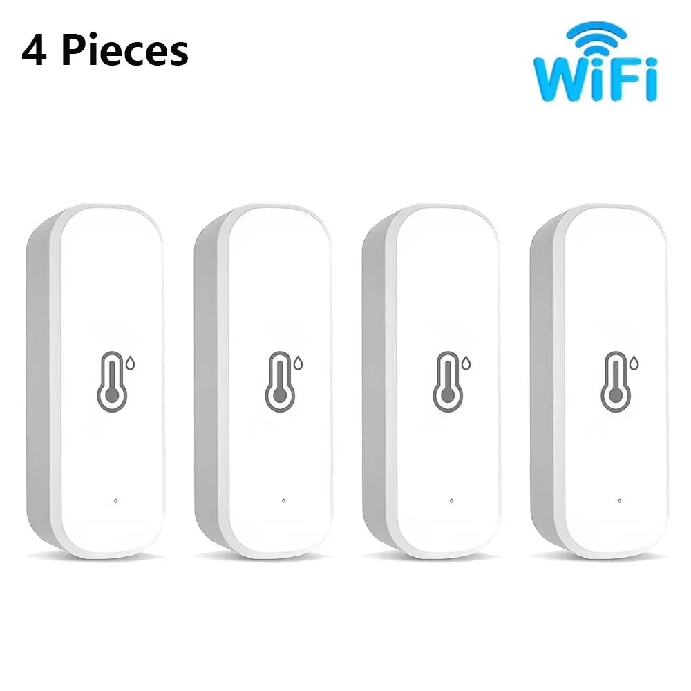 Tuya Smart WIFI Temperature Humidity Sensor  APP Remote Monitor For Smart Home Smart Life Works With Alexa Google Assistant