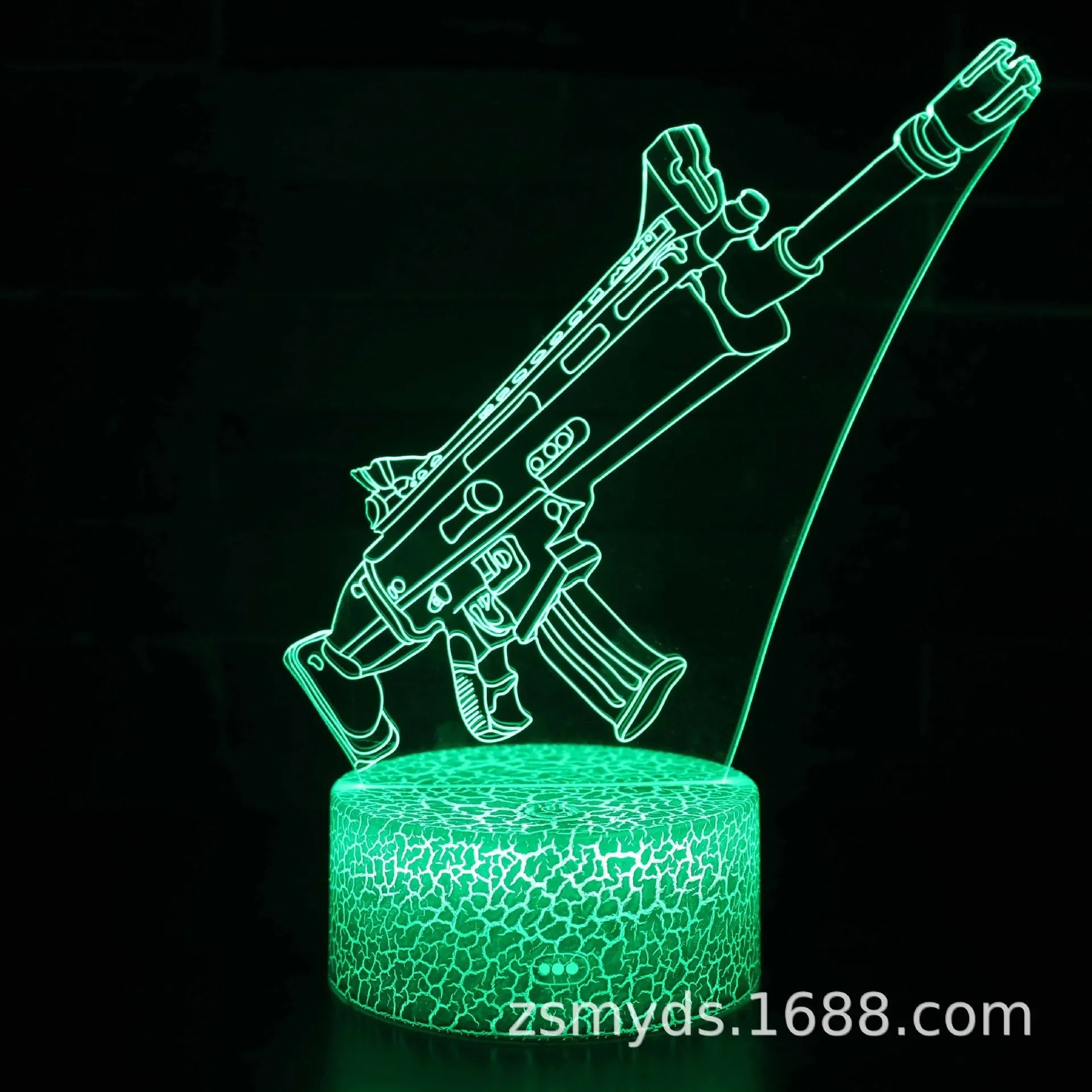 Fortnite 3D Illusion Lamp Game Setup Patterns LED Night Light Gamer Decoration Table Lamp Game Room Decor