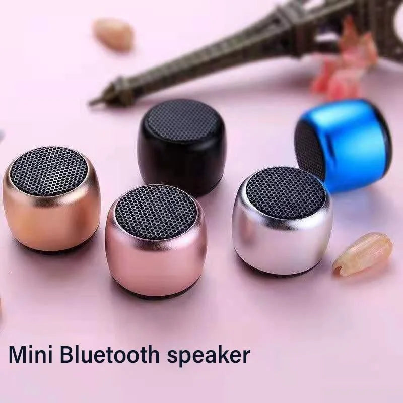 1PC Mini Wireless Bluetooth Speaker Portable Metal Wireless Loudspeaker Mobile Phone Computer Music Player